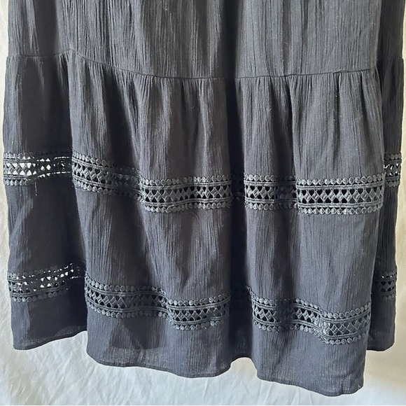 Who What Wear Black Oversized Maxi Dress - Picture 4 of 6